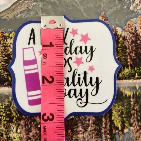 (7/$15) Durable Waterproof Sticker - Funny Book Sticker - Picture 2 of 3